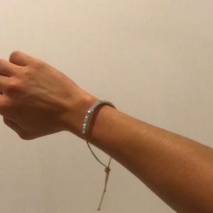 Kate Spade Gold Bracelet with Light Blue Stones